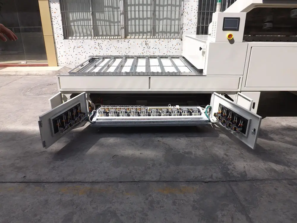 Tunnel dryer for garments curing color fix Germany heating pipes high efficient conveyor mesh belt dryer