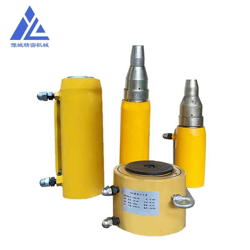 Prestressing tensile machine . Steel cable pulling machine