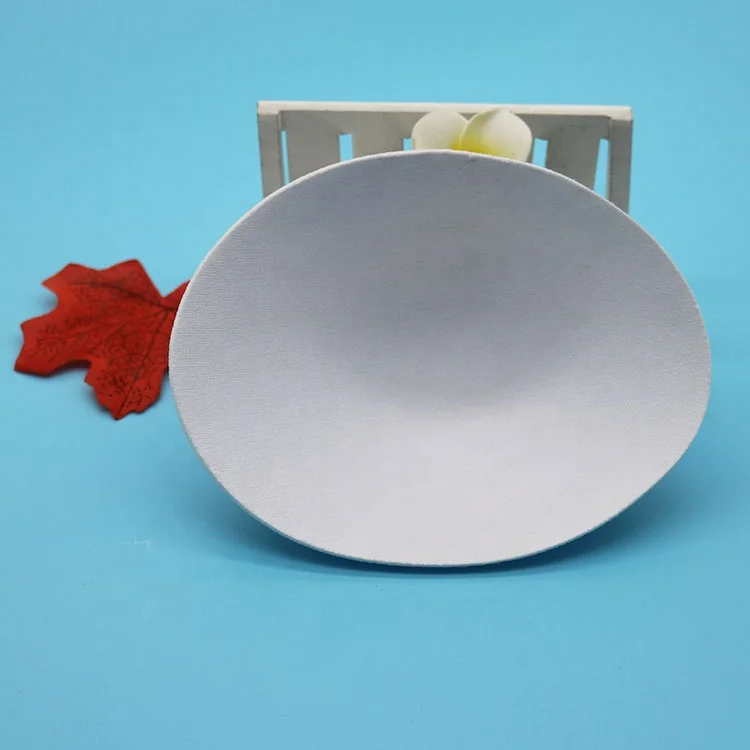 Jinhong JH237 Underwear accessories custom color size eco friendly Sponge foam breathable bra cup pad for bra bikini swimwear