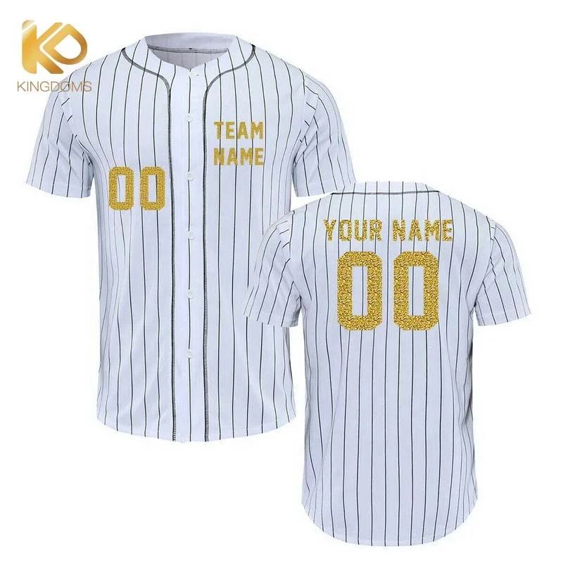OEM Newest Customized Low MOQ Hot Sale mesh Baseball Jersey