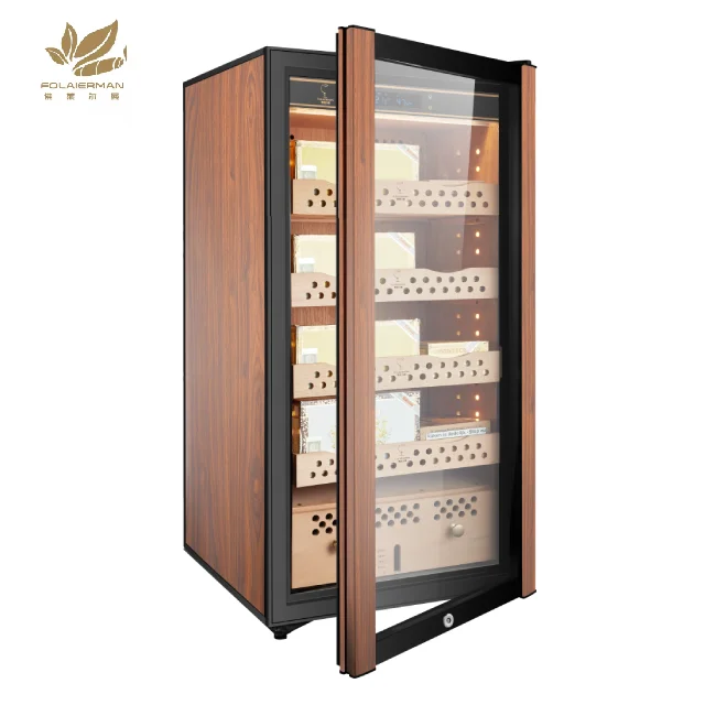 Охлаждающий кулер с умным контролем влажности, роскошный хьюмидор для сигар с охлаждением компрессора