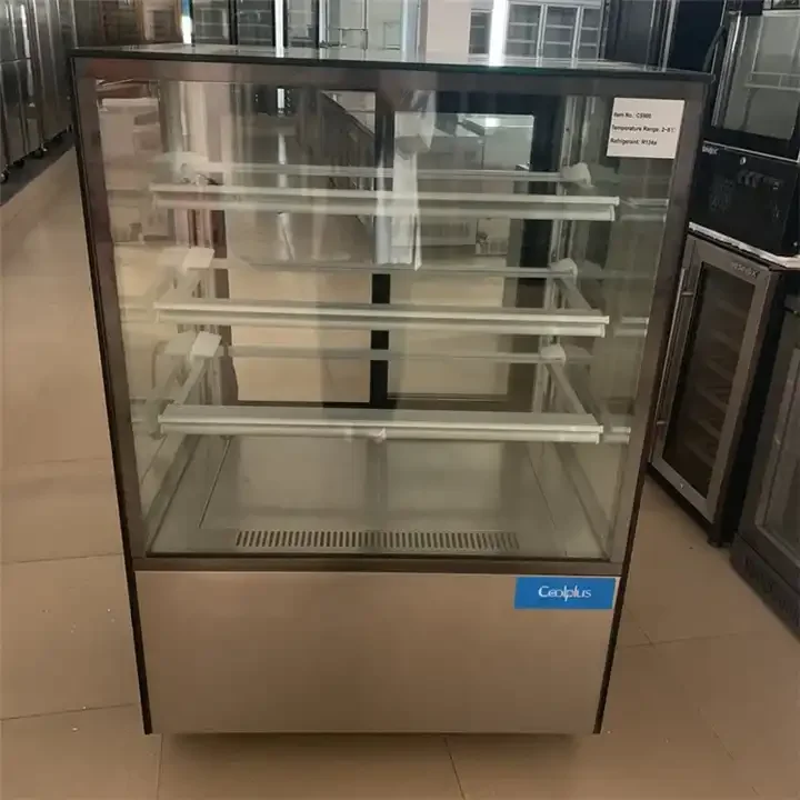 Pastry display case bakery cooling showcase commercial cake display fridge display cabinet cake showcase chiller
