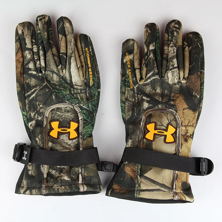 
Camouflage khaki gloves custom gloves factory direct thickening warmth military outdoor hunting sniper gloves 
