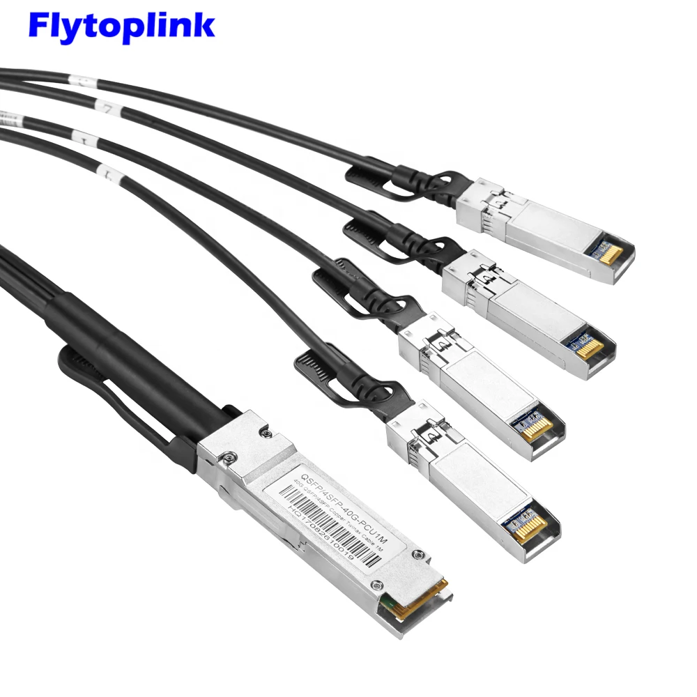 40G QSFP+ to 4x10G SFP+ DAC 2m Passive Direct Attach Cable Passive Copper Cable