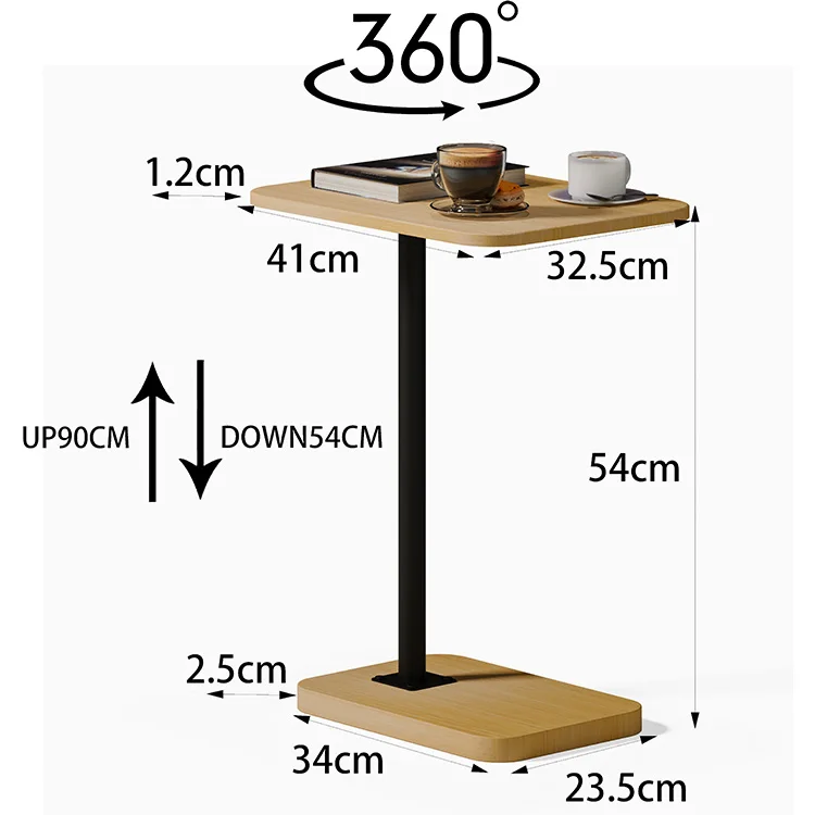 Cheapest Wholesale Coffee Side Table Small Apartment height adjustable Sofa Side Table Furniture coffee tables of the room