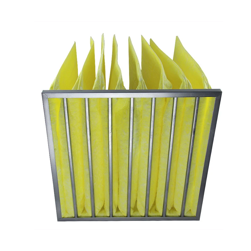 F7 F8 F9 filter bag pocket medium efficiency air filter for HVAC/cleaning room