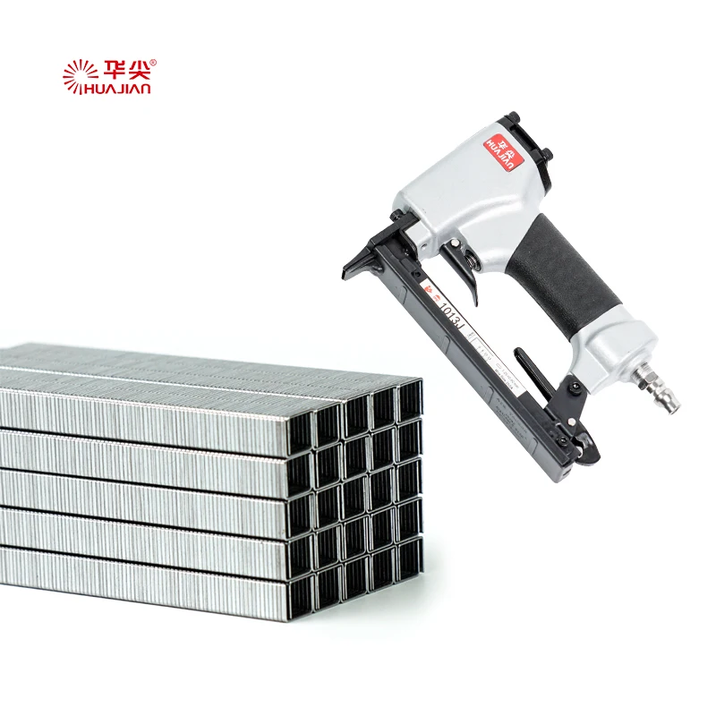 HuaJian High Quality Industrial 20Ga Nails Factory Price 10mm 13mm Construction Clevis Pin OEM ODM Landscape Staples