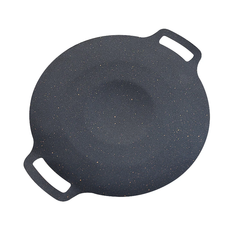 Roasting Round Pans Korean Nonstick Grill Top Griddle Pan BBQ Fry Grill Outdoor Cast Iron Barbecue Griddles Grill Pans