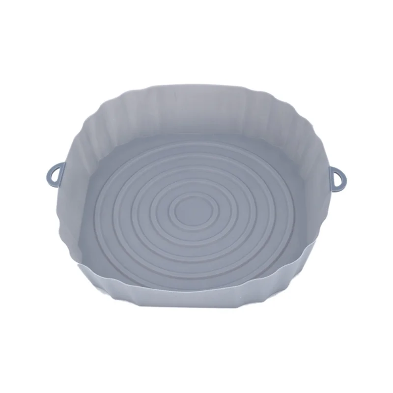 Non Stick Air Fryer Accessories Thin Type Air Fryer Basket Silicone Air Fryer Pan Liner Pot For Promotion Gifts