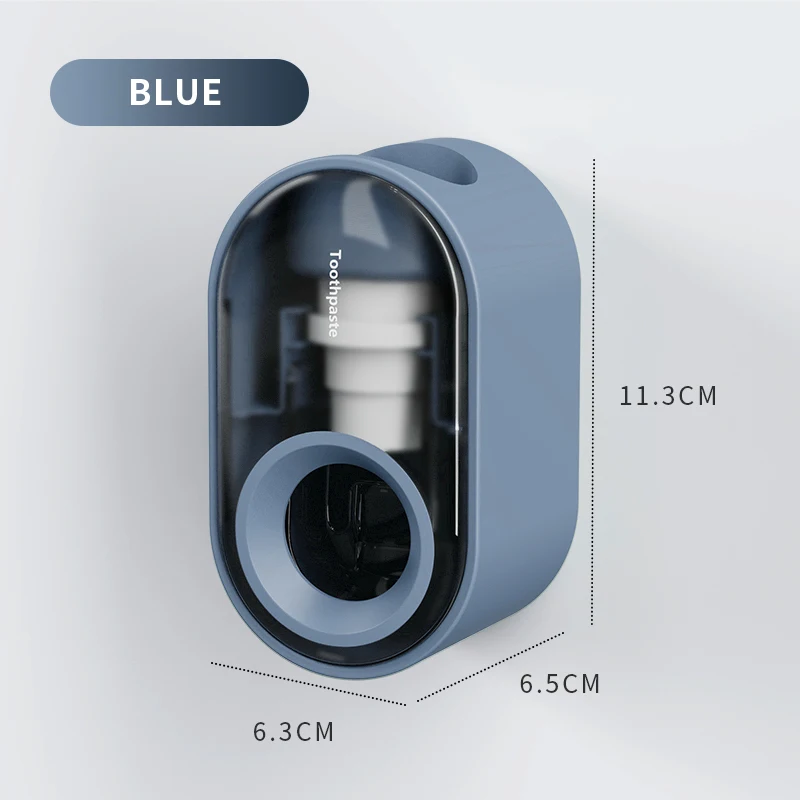 insha hot sale wall mounted non perforated automatic toothpaste dispenser for bathroom