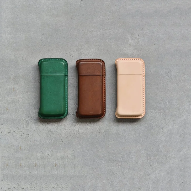 Leather Portable Ashtray Creative Personality Ashtray Handmade Cigarette Case