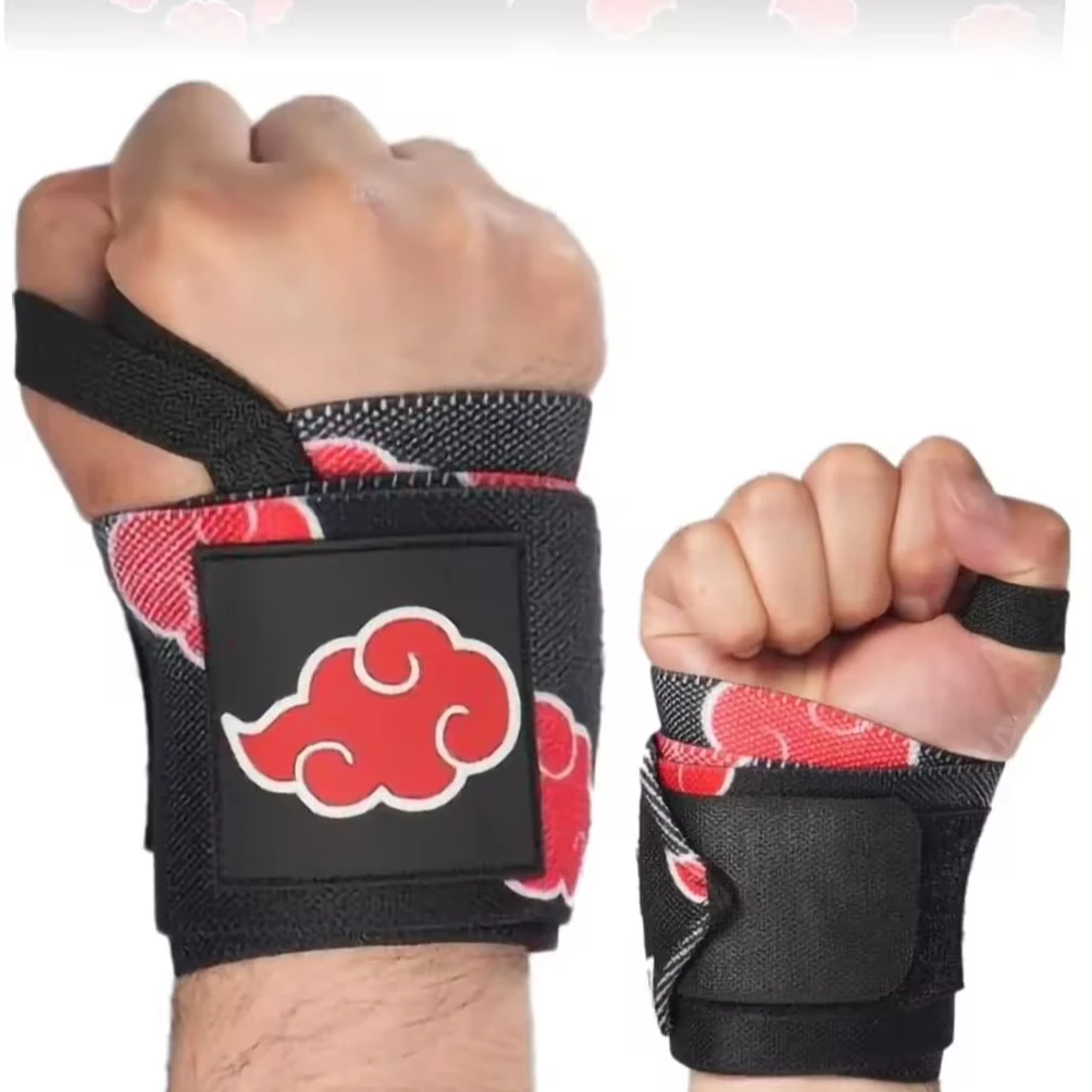 Anime Logo Custom Wrist Wraps Weightlifting Gym Workout new style Wrist Wraps