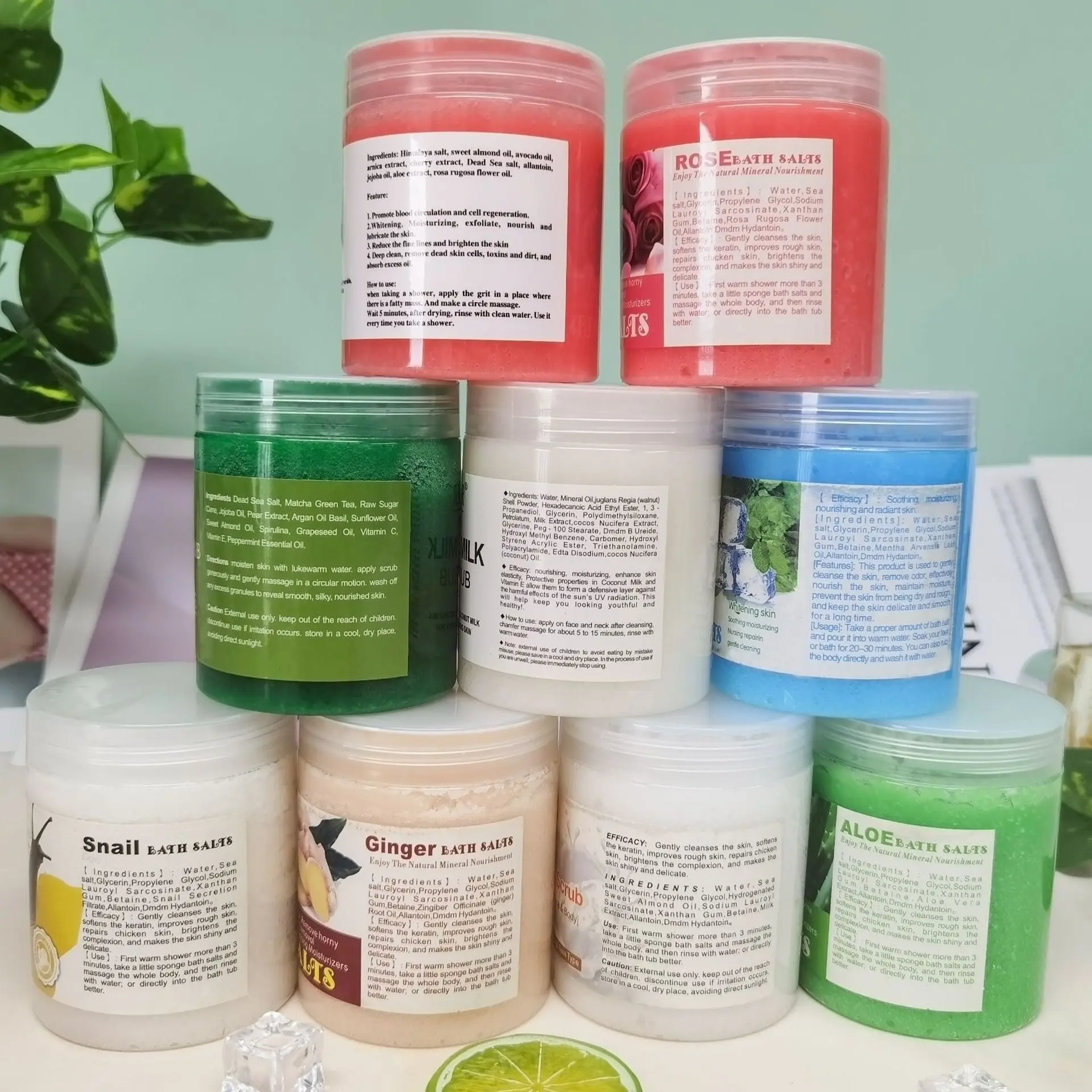 Exfoliating Bath Bubble Moisturizing Salt Removing Chicken Skin Nourishing Treasure Dead Skin Moisturizing Sea Salt