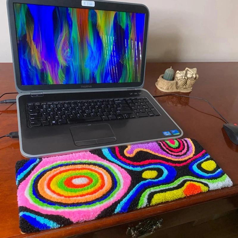 Desk Accessories Keyboard Arm Rests Green Lawn Wrist Pad Office Wrist Support Rest for Computer Keyboard