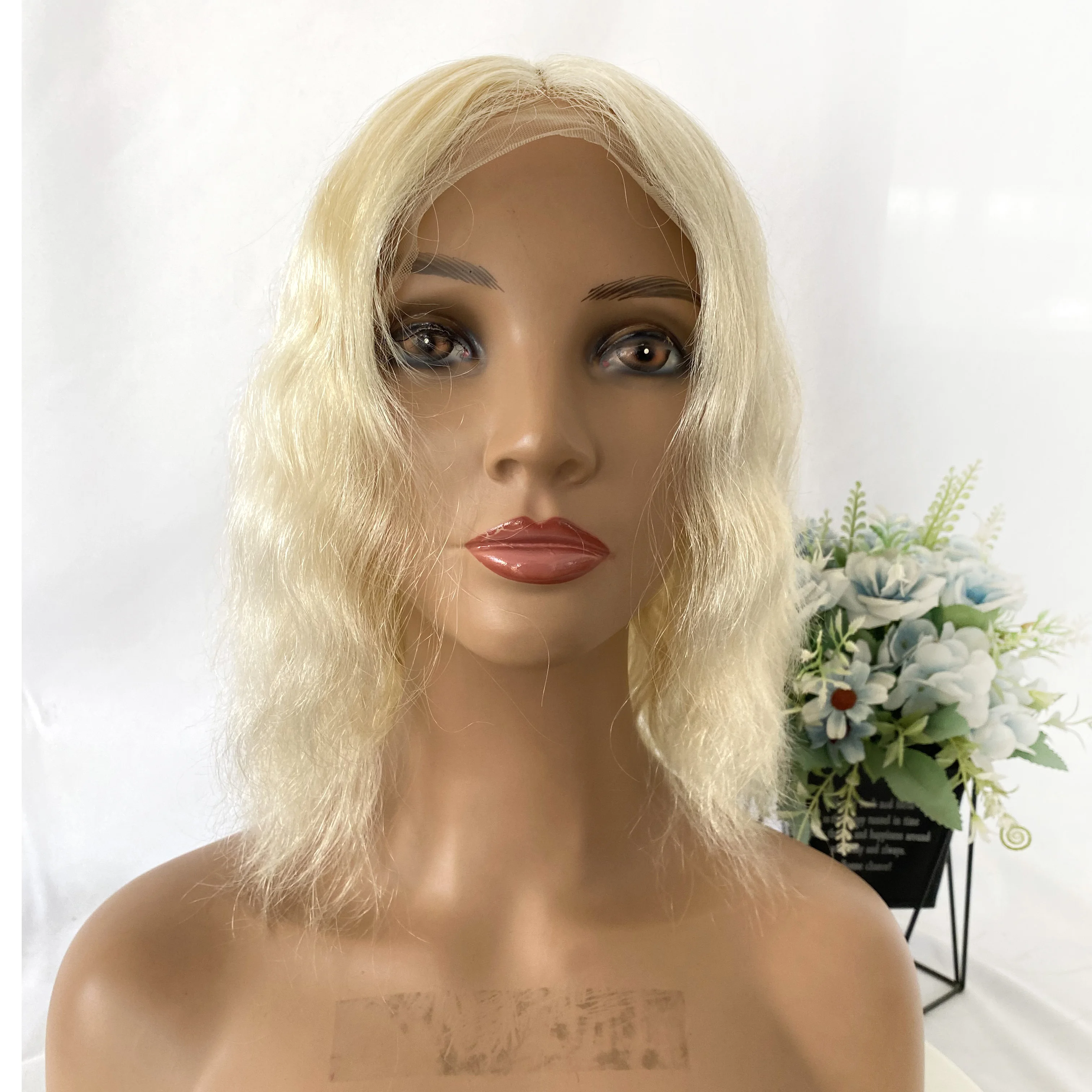 wholesale Human Hair Wigs deep Curly Virgin Hair T Lace Front Human Hair Wigs