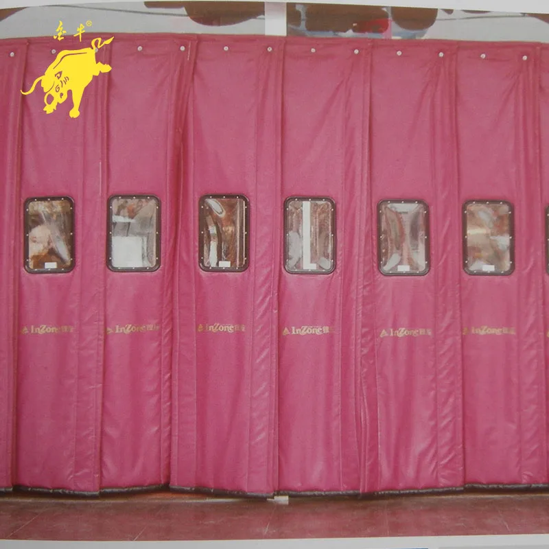 Warm keep wind proof waterproof poly Cotton Door Curtain/Window Curtain