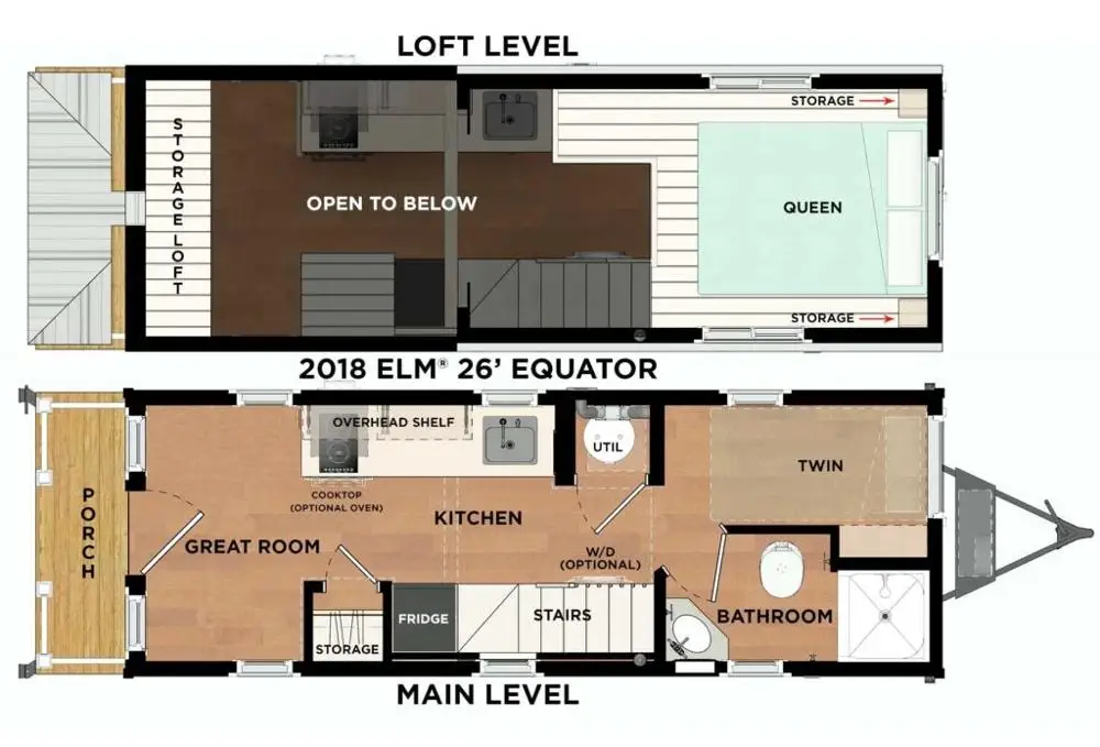 
China made American mobile wooden tiny house travel trailer home 