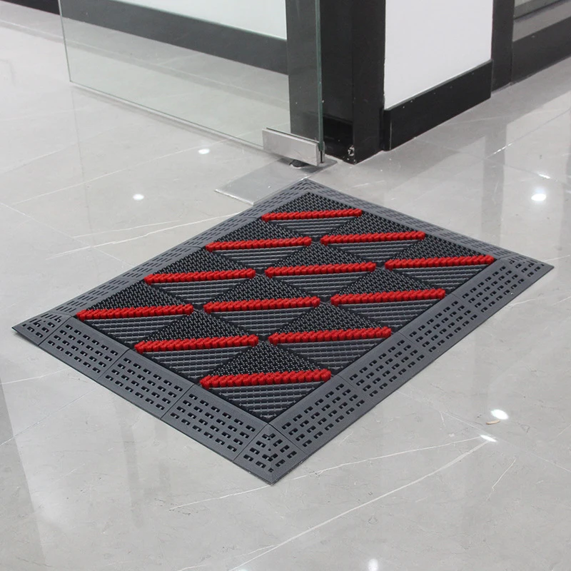 commercial floor entrance mat plastic roll mat slip anti carpet mat outdoor