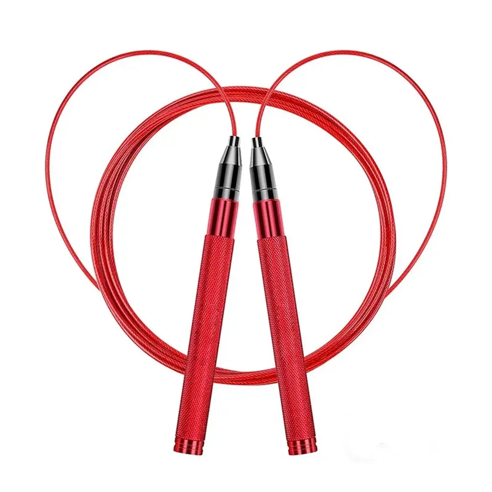 Aluminum Handle Self Locking PVC Coated Cable Jump Rope