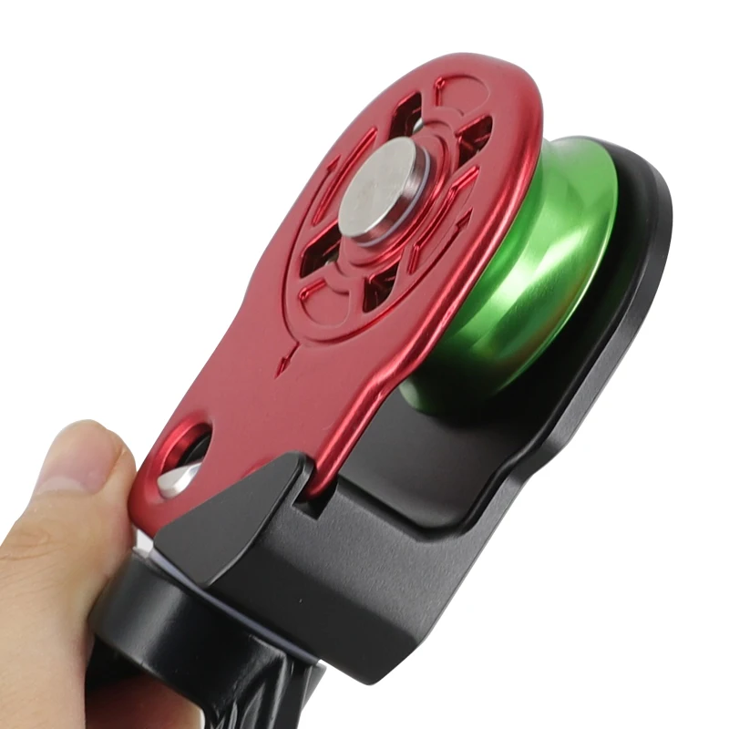 Climbing Aluminum-magnesium-zinc Alloy Universal Single Pulley for High-altitude Working