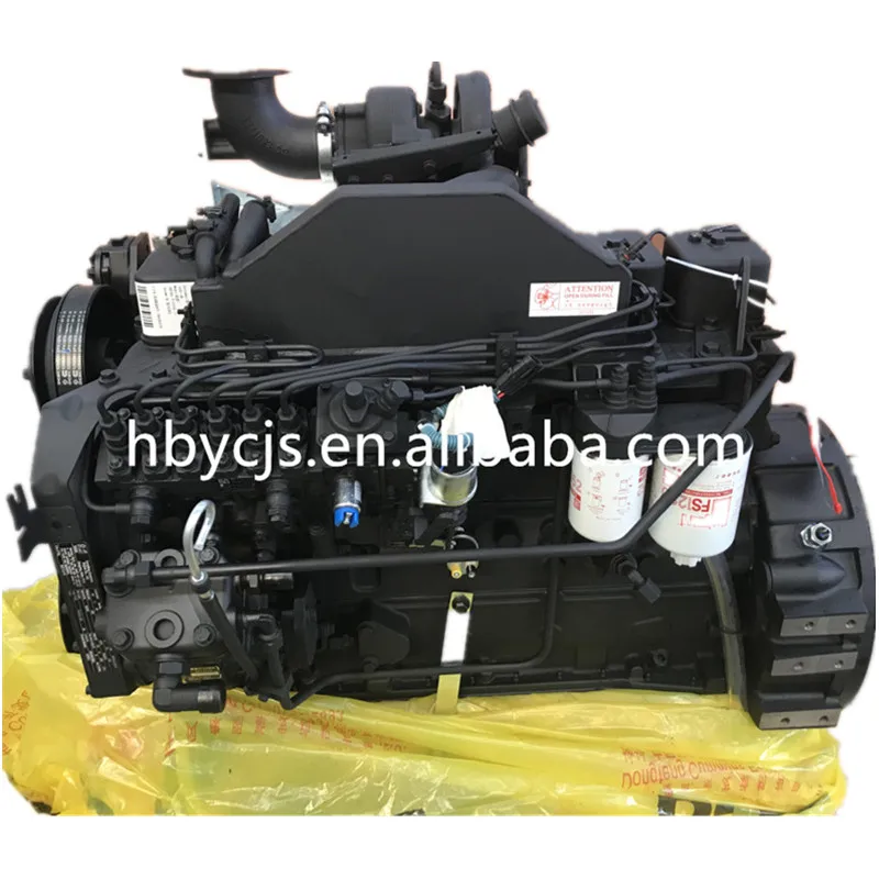 6BTA DCEC 180HP engine assy 6BTA5.9-C180 132kw diesel engine excavator part cumins 5.9L engine
