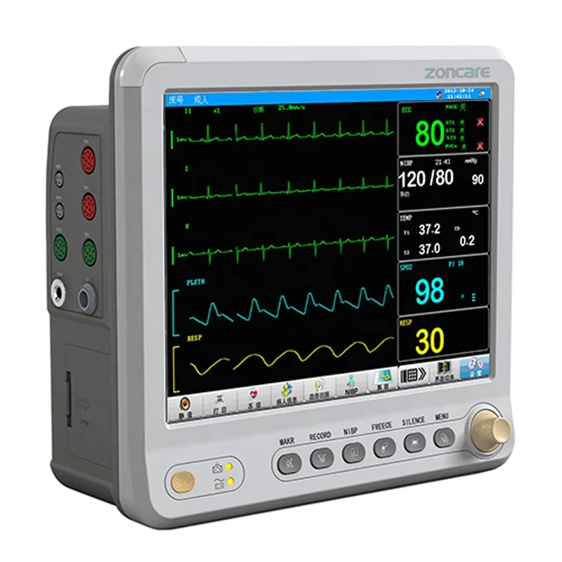 
12.1 high brightness color LED display PM-7000D Multi-Parameter Monitor 