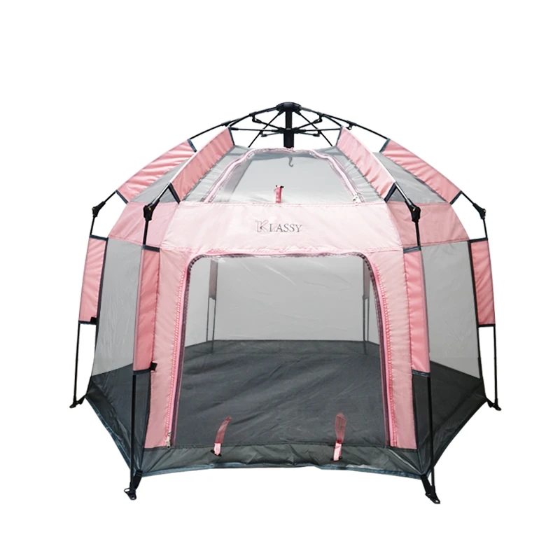 CHANODUG High Quality Double Layer Automatic Hydraulic Indoor Outdoor House Shaped Family Adult Kids Tent