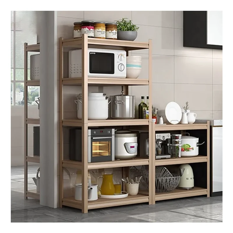 Leke 5 Sheet Metal Rack Storage Shelf Garage Warehouse Storage Steel Pallet Rack/Heavy Duty Display Iron Shelving Racks