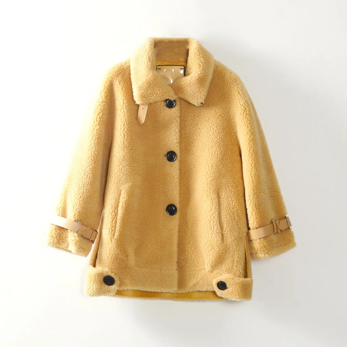 Winter Faux Fur Wool Ladies Coat Outwear Ladies Winter Coats And Jackets With Belt