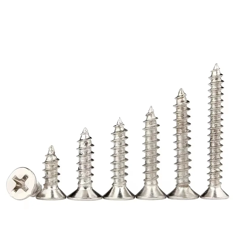 Screw Manufacturer Countersunk Flat Head Phillips Self Tapping Steel Screw