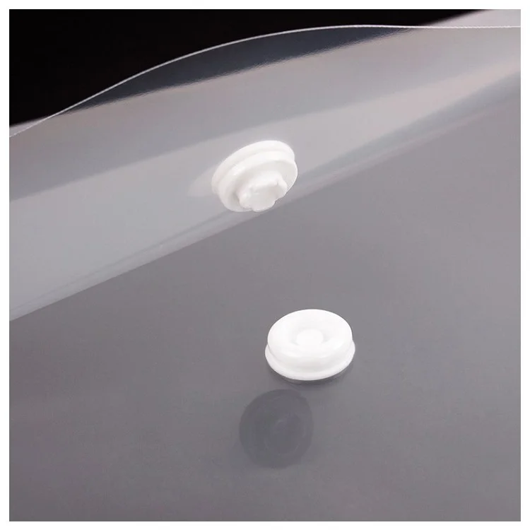 Plastic Envelopes Poly Envelopes A5 PP Snap Button Document Envelope File Folder Bag with Name Card Pocket