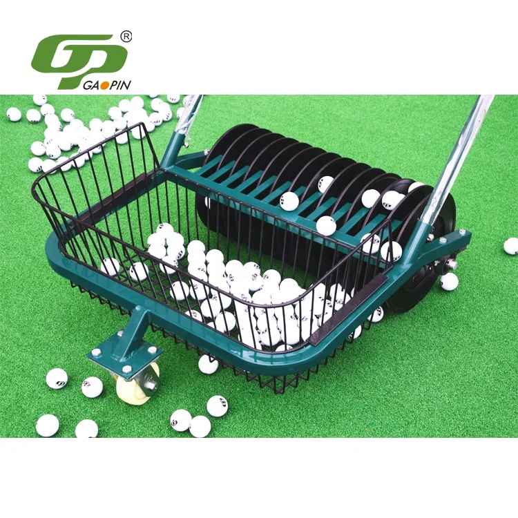 Golf Training Equipment Ball Pick Up Machine With Wheels Grass Files Using - Golf Balls Picker Range Golf Course Item