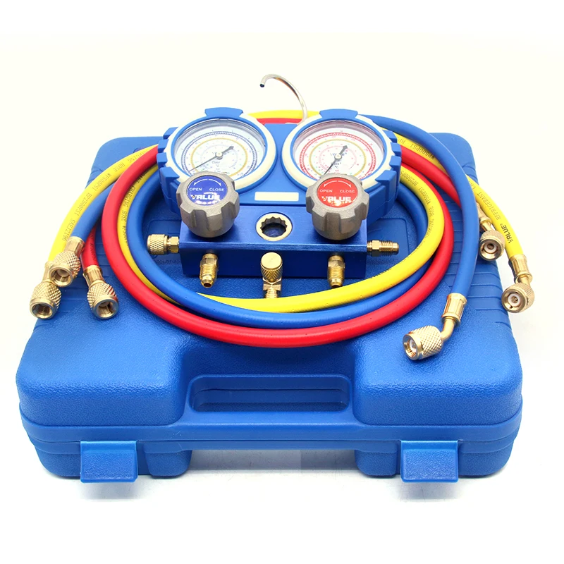 VALUE Fluoride Pressure Gauge VMG-2-R22-B Household Air Conditioning Snow Type Gauge Refrigerant Tube