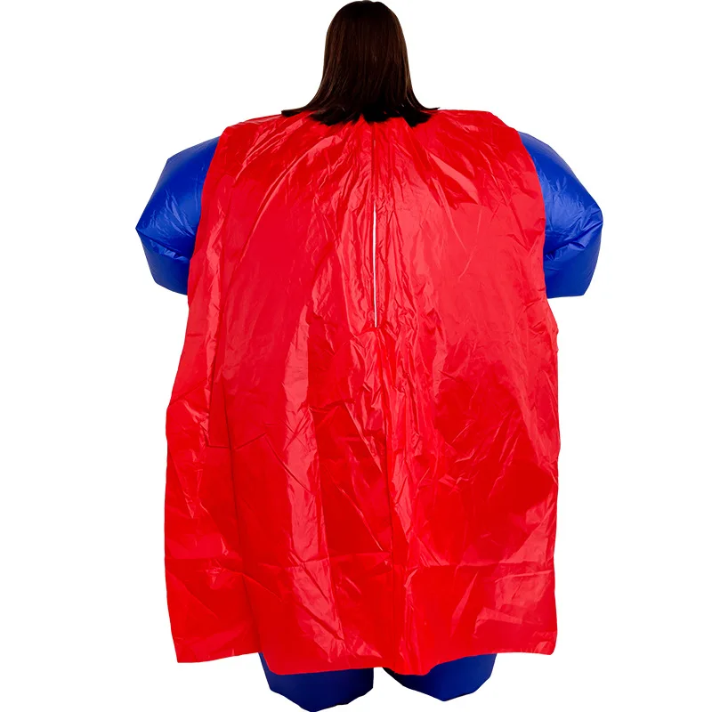 Adult Children Dress Up Red Dinosaur Holiday Party Halloween Giant Inflatable Costume super man costume