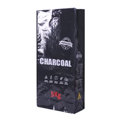 custom China Cut Handle PP Woven empty charcoal bags 5kg 10kg 15kg