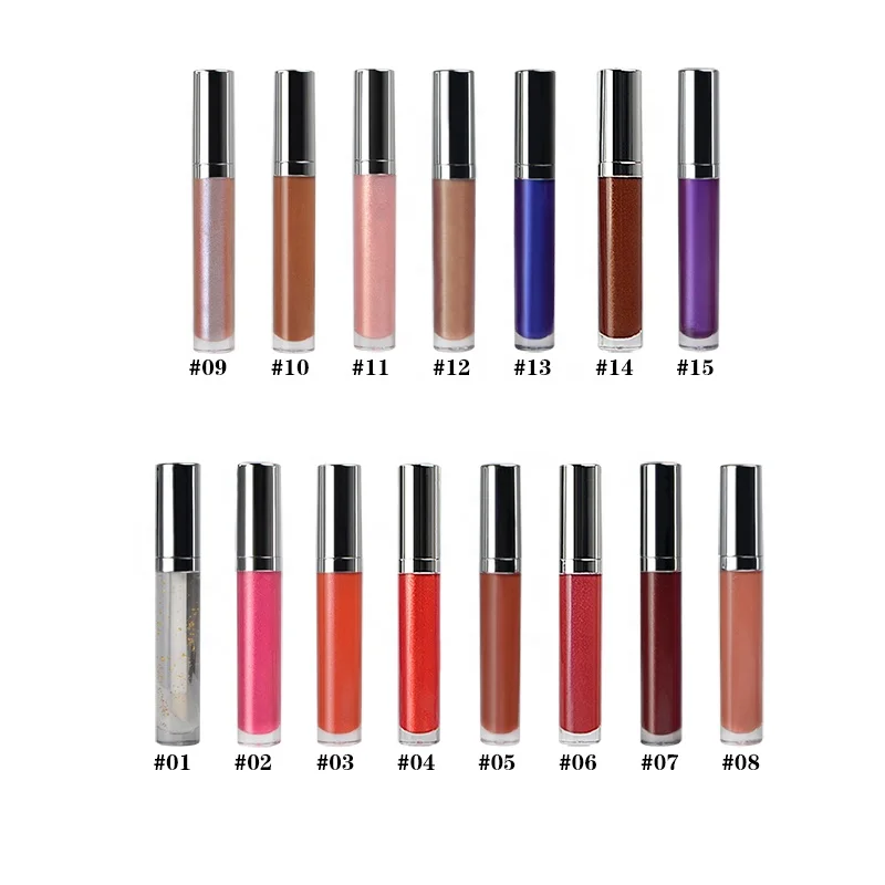 Wholesale High Quality Pigmented Makeup Private Label Clear Lipgloss