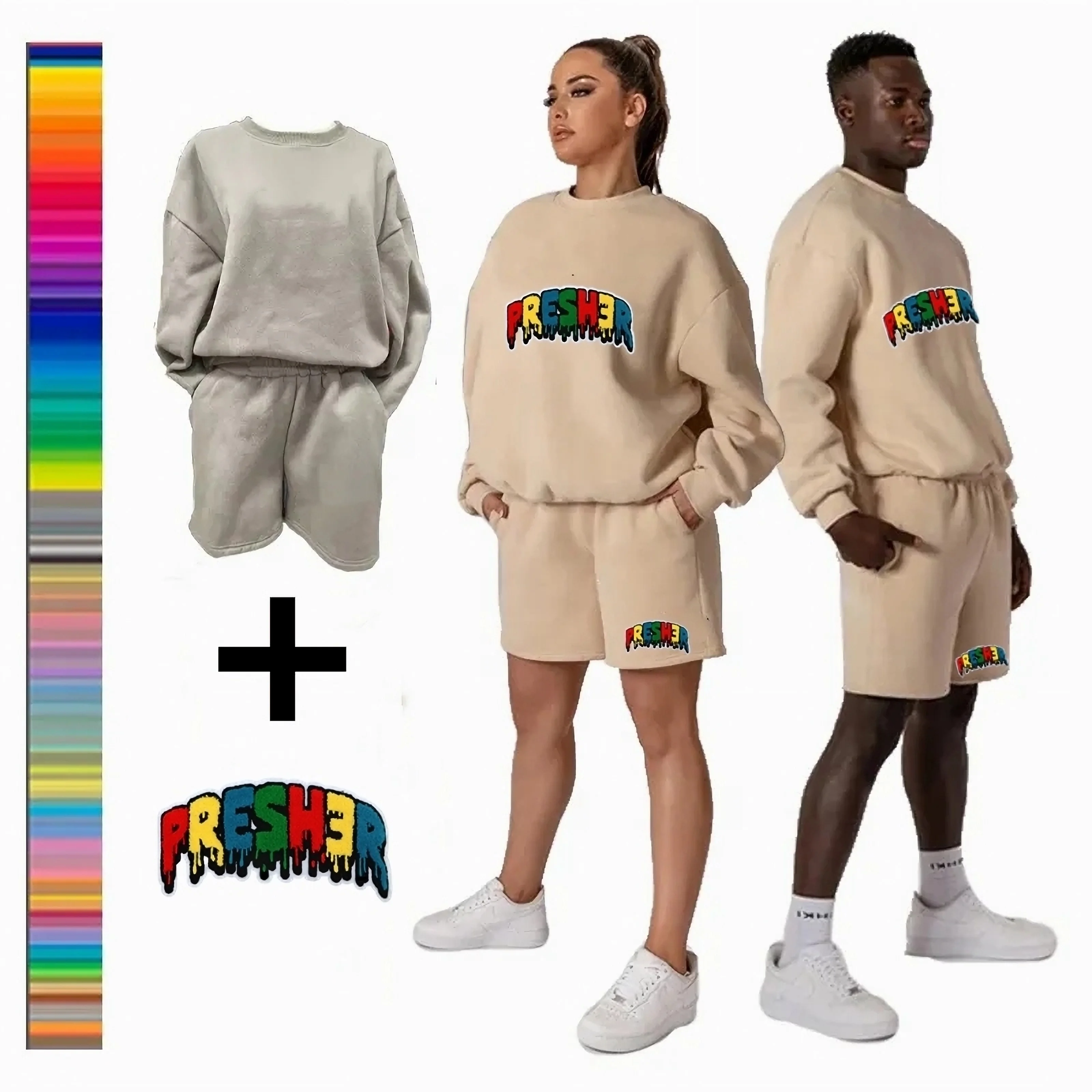 TP-002 Custom Manufacturers Unisex Embroidered Print Your Logo Fast Shipping Women And Men Clothing Sehe Fashion