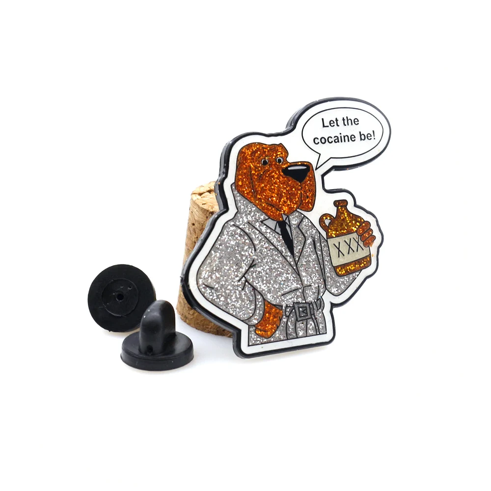 3d birds shape Brooch The sword logos metal badge made by soft enamels lapel pins