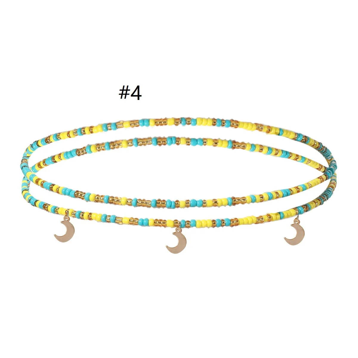 Belly Chain Jewelry Waist Chains Women Sexy Flower Butterfly Waistbeads Wholesale Elastic Glass African Waist Beads For Women