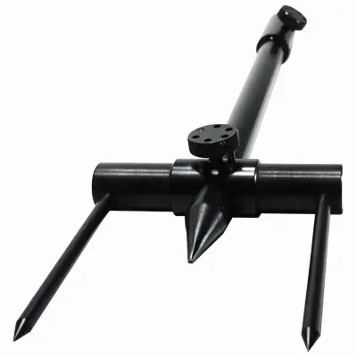 Carp Fishing Bank Stick Stabilizer Secure Setup for River Fishing with Carbon Steel Aluminium Materials in Mud and Gravel