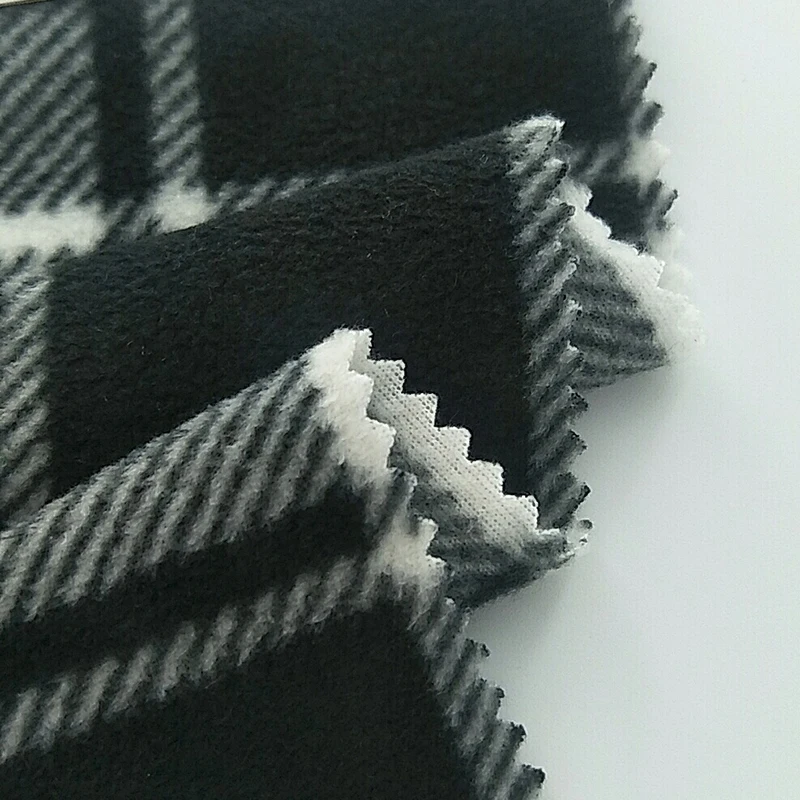 High quality softshell printed micro polar fleece fabric