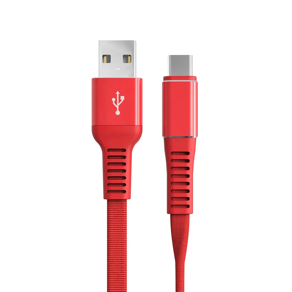 Фабричная цена новый стиль USB A к C Ткань быстрой зарядки и передачи данных