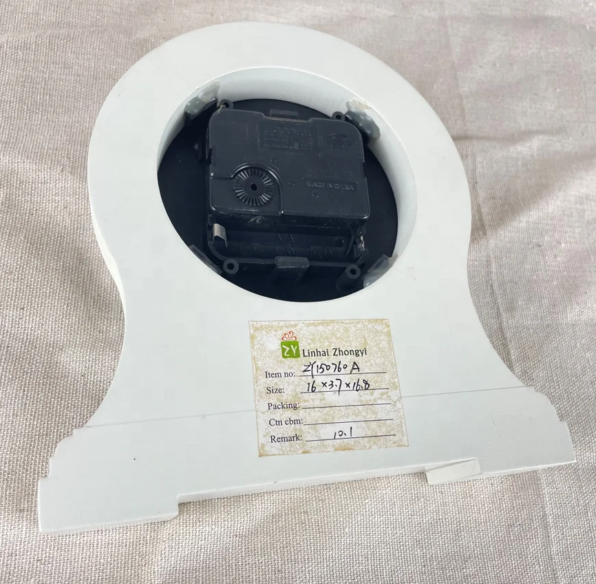 Country Roman Numerals Tabletop decoration Clock Battery Operated Rustic Farmhouse Farmstead Wooden Decor Art Wood Base Clock