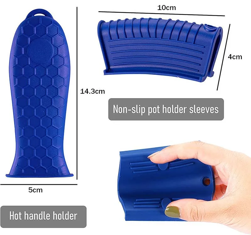 Perfect Kitchen Tools Silicone Hot Handle Holder and Pot Handle Covers