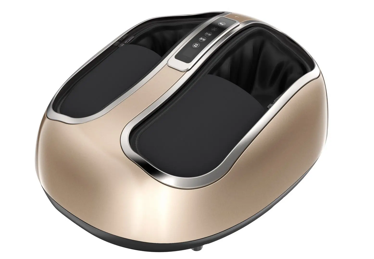 Foot massager with heating and application remote control to relieve foot pain and plantar fasciitis