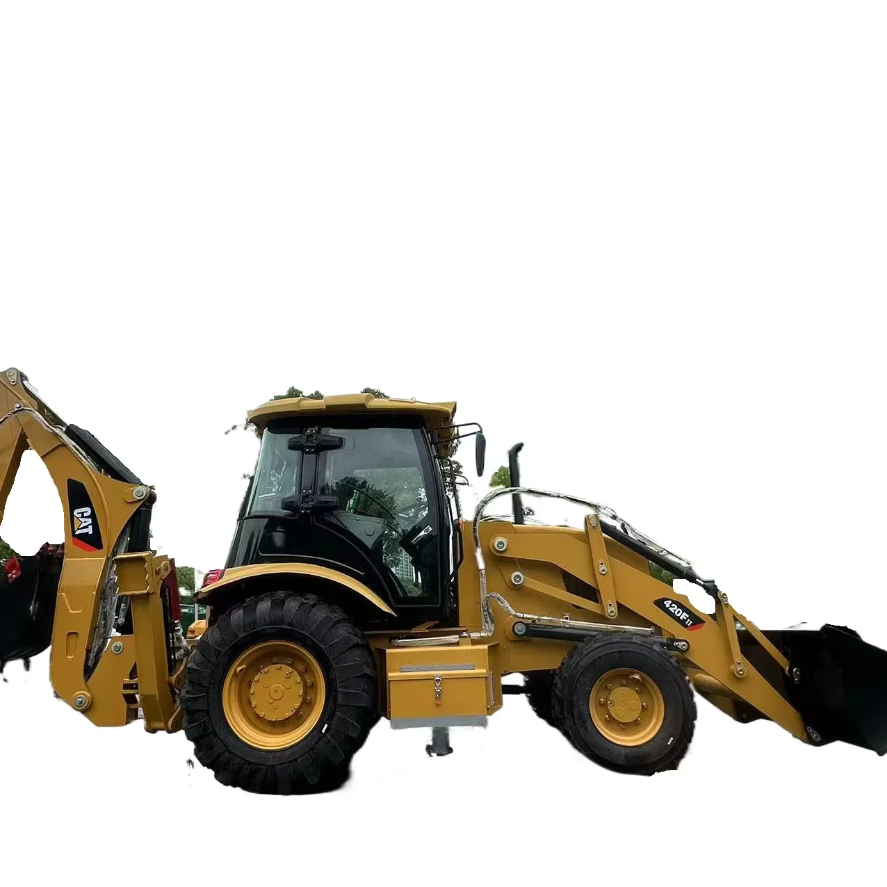Caterpillar/CAT Small Mini Backhoe with best review Japan Original CAT420F ,420 F II Backhoe Loader for sale
