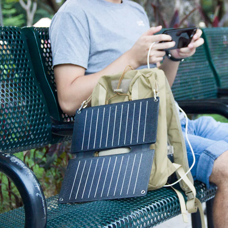 Factory Direct Price Portable Sunpower Mini 14W Solar Panel Foldable Solar Cells Panels For Outdoor Camping Climbing