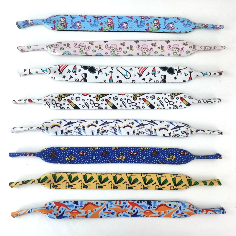 Таможня напечатала сублимации неопрена плавающий ремень солнечных очков очки croakies плечевой ремешок на шею