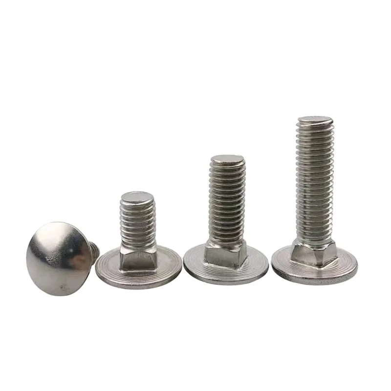 Carriage Bolts Factory Stainless Steel Carriage Bolt 316 Full Thread Elevator Flat Head Bolt