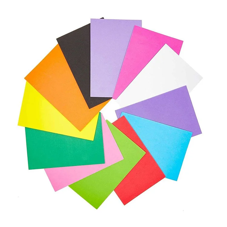 EVA Foam Sheets, 9 X 12 Inch, 10 Colors, 2mm Thick Handicraft Foam Paper for Arts and Crafts, by ACTIVITYya - 10 Sheets